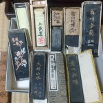 愛媛県今治市 書道具の買取｜硯 筆 墨 印材｜使いかけ 汚れがあって 